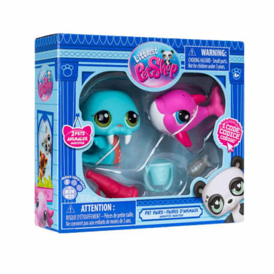 imagen 1 de set 2 figuras littlest pet shop serie 1 (29-33)