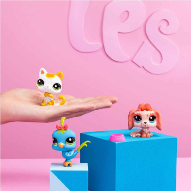 imagen 1 de set 3 figuras littlest pet shop s 1 (39-40-38)