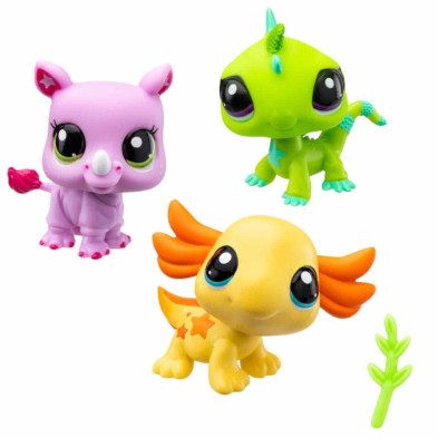 Imagen set 3 figuras littlest pet shop s 1 (43-41-42)