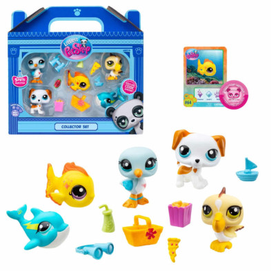 imagen 2 de pack de 5 figuras littlest pet shop