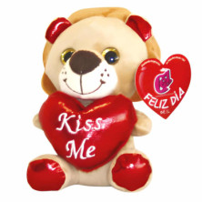 Imagen león de peluche 14cm kiss me