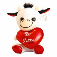 Imagen vaca de peluche 14cm te amo