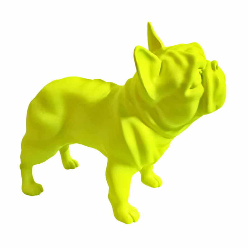 Imagen figura bulldog frances 22cm neon yellow juliani Imagen figura bulldog frances 22cm neon yellow juliani