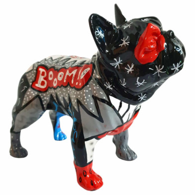 imagen 1 de figura bulldog frances 20cm brun-one juliani