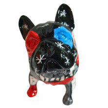 imagen 4 de figura bulldog frances 20cm brun-one juliani