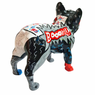 imagen 2 de figura bulldog frances 30cm brun-one juliani