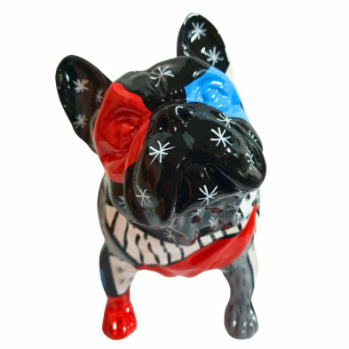 imagen 3 de figura bulldog frances 30cm brun-one juliani