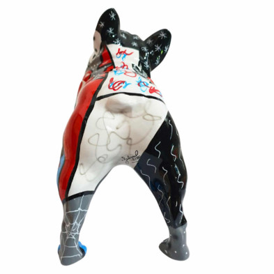 imagen 4 de figura bulldog frances 30cm brun-one juliani