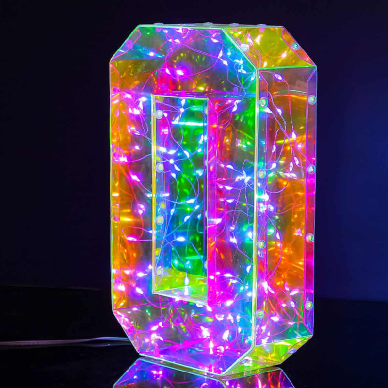 Da Hub Candeeiro de letras iluminado + hub usb - hipergol.com - hipergol.pt