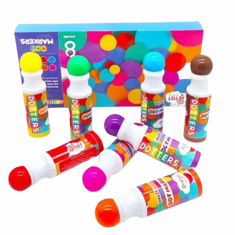 Imagen estuche 8 colores dotters Imagen estuche 8 colores dotters
