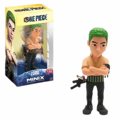 imagen 3 de figura minix zoro one piece de 12cm