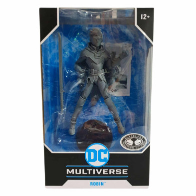 imagen 2 de figura robin dc multiverse 17cm mcfarlane platinum