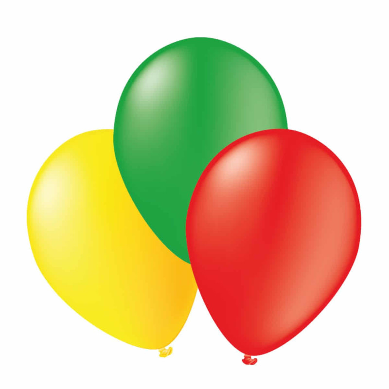 Imagen globos bolsa 200 u - 9d-  colores surtido ø 22cm v