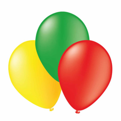 Imagen globos bolsa 200 u - 9d-  colores surtido ø 22cm v