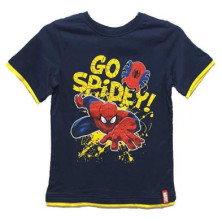 Imagen camiseta niño spiderman go spidey negra