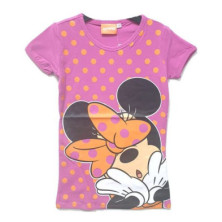 Imagen camiseta con lunares minnie rosa