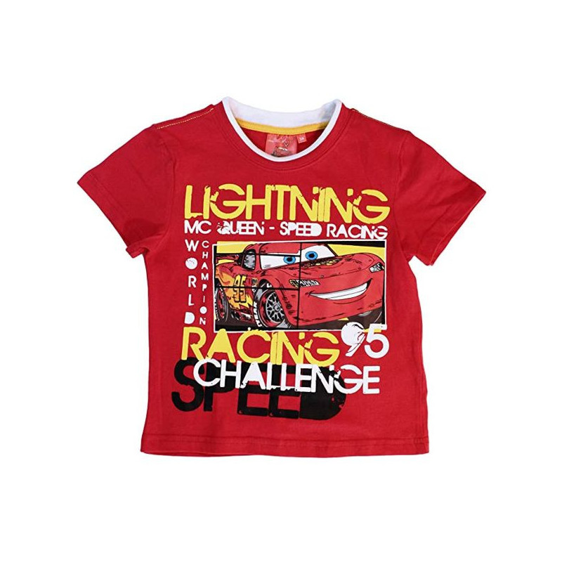 Imagen CAMISETA NIÑO CARS ROJA