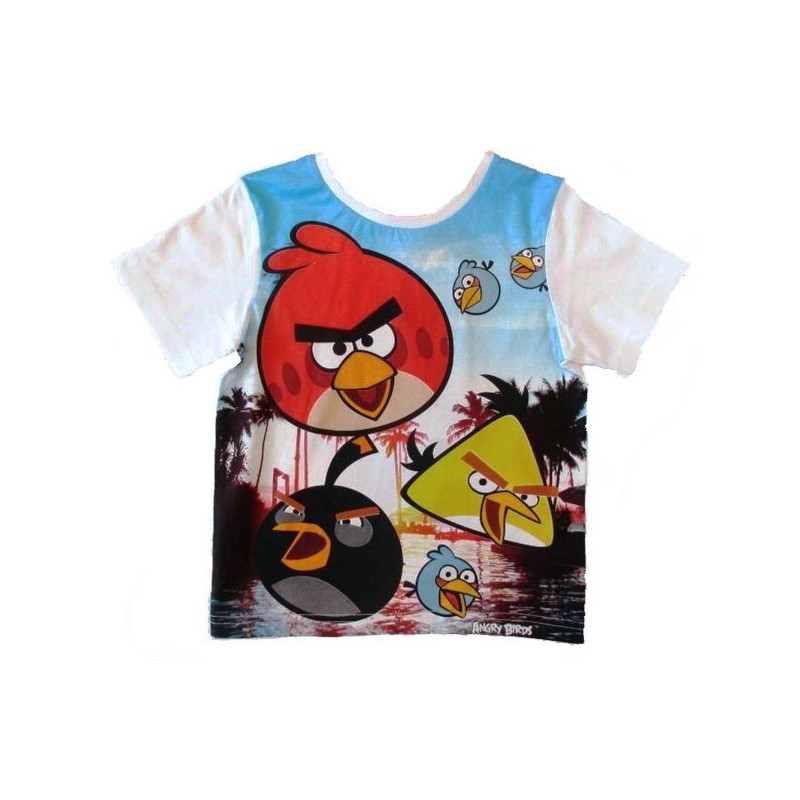 Imagen CAMISETA NI?O ANGRY BIRDS PERSONAJES