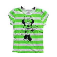 CAMISETA A RAYAS MINNIE VERDE