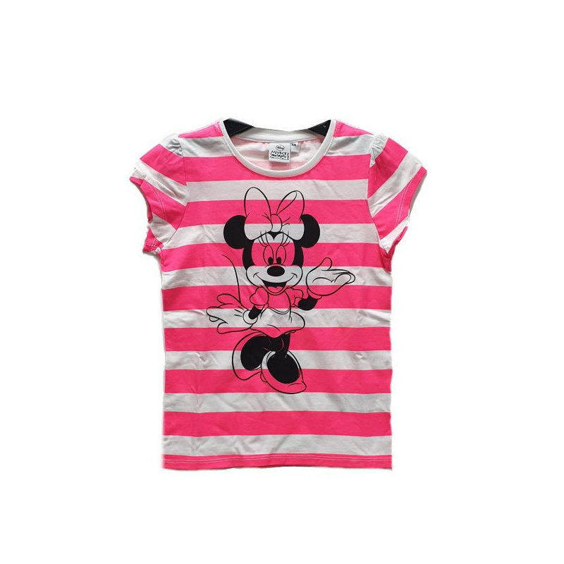 Imagen CAMISETA A RAYAS MINNIE ROSA TALLA 8