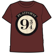 Imagen camiseta andén 9 y 3/4 harry potter