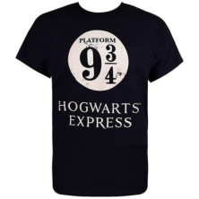 CAMISETA HARRY POTTER ANDEN 9 3/4 NEGRA