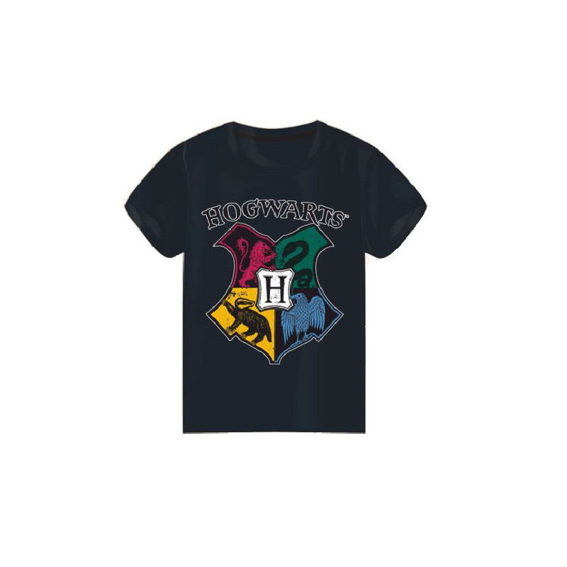 Imagen CAMISETA HARRY POTTER ESCUDO HOGWARTS TALLA L