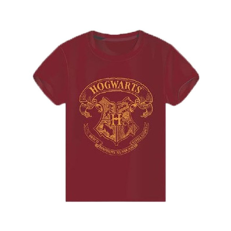 Imagen CAMISETA HARRY POTTER HOGWARTS ROJA TALLA L