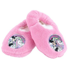 Imagen pantuflas minnie rosas unicorn dreams