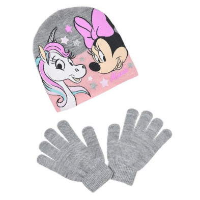 Imagen PACK GORRO Y GUANTES GRIS MINNIE Y UNICORNIO Imagen PACK GORRO Y GUANTES GRIS MINNIE Y UNICORNIO