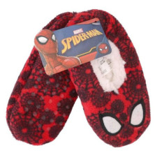 Imagen PANTUFLAS MARVEL SPIDERMAN ROJAS