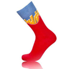 imagen 1 de calcetines adulto patatas fritas crazy socks 35/38