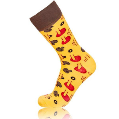 Imagen 1 de CALCETINES ADULTO PIZZA CRAZY SOCKS T. 43/46