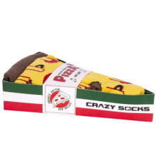 Imagen 2 de CALCETINES ADULTO PIZZA CRAZY SOCKS T. 43/46