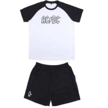 Imagen pijama corto single jersey acdc talla m