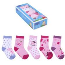 Imagen pack calcetines 5 piezas peppa pig t 15/16