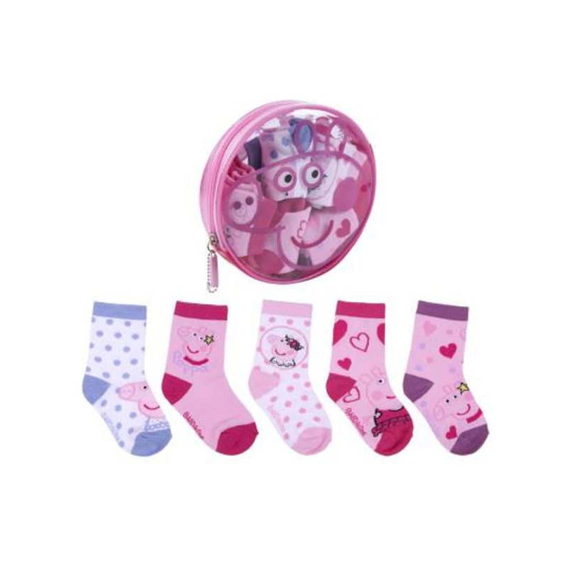 Imagen PACK CALCETINES 5 PIEZAS PEPPA PIG T 19/20