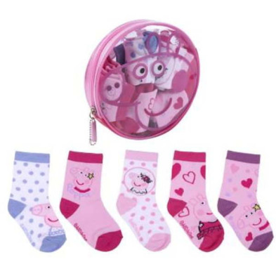 Imagen PACK CALCETINES 5 PIEZAS PEPPA PIG T 19/20