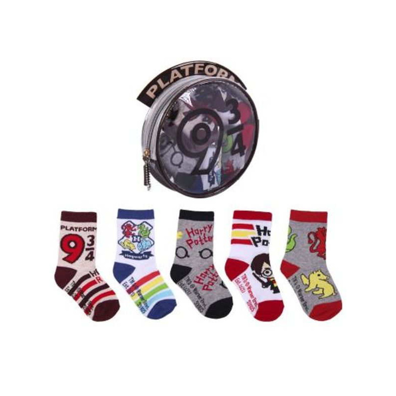 Imagen PACK CALCETINES 5 PIEZAS HARRY POTTER T 17/18