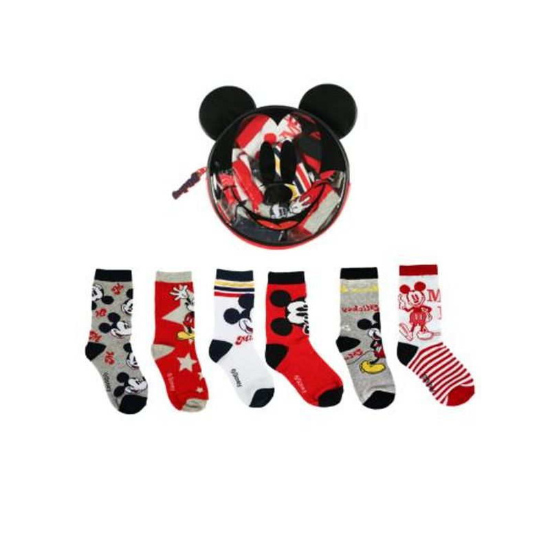 Imagen PACK CALCETINES 6 PIEZAS MICKEY MOUSE T 03/04 Imagen PACK CALCETINES 6 PIEZAS MICKEY MOUSE T 03/04