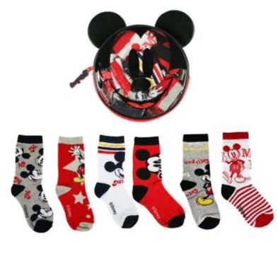 Imagen PACK CALCETINES 6 PIEZAS MICKEY MOUSE T 03/04