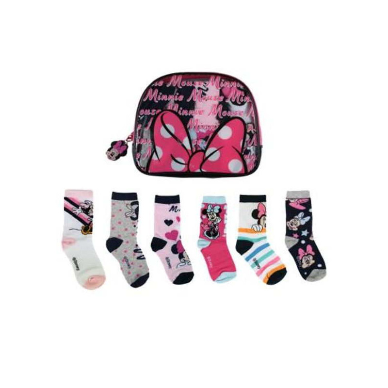 Imagen PACK CALCETINES 6 PIEZAS MINNIE MOUSE T 05/06 Imagen PACK CALCETINES 6 PIEZAS MINNIE MOUSE T 05/06