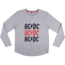 Imagen 1 de PIJAMA LARGO SINGLE JERSEY ACDC TALLA S