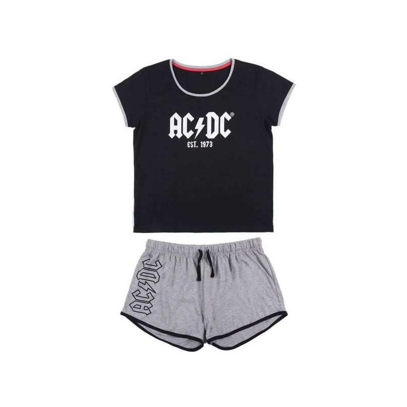 Imagen PIJAMA CORTO SINGLE JERSEY ACDC TALLA S