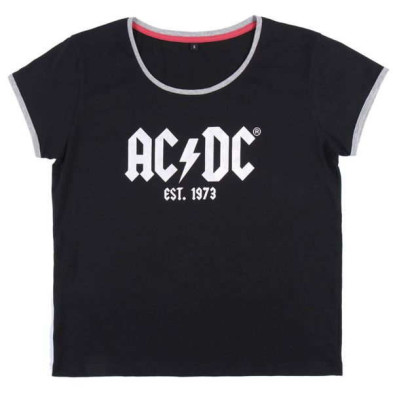 Imagen 1 de PIJAMA CORTO SINGLE JERSEY ACDC TALLA S