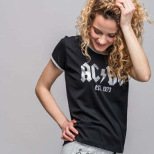 Imagen 6 de PIJAMA CORTO SINGLE JERSEY ACDC TALLA S