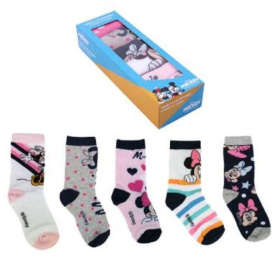 Imagen PACK CALCETINES 5 PIEZAS MINNIE MOUSE T 19/22