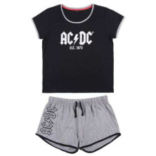 Imagen PIJAMA CORTO SINGLE JERSEY ACDC TALLA M