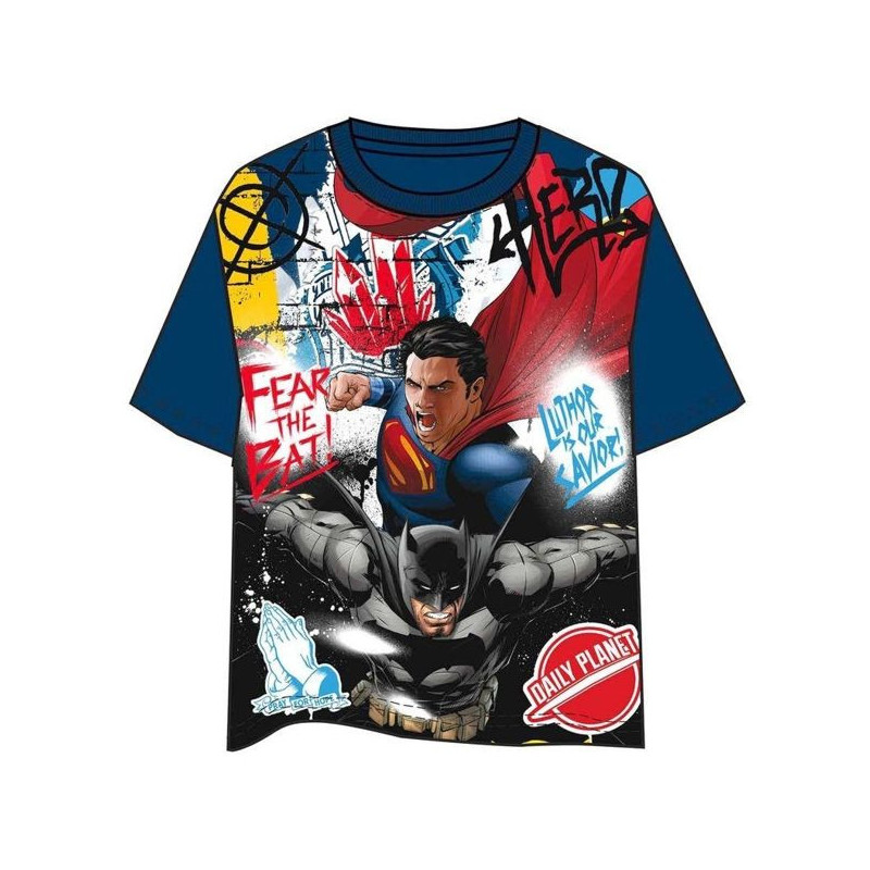 Imagen CAMISETA BATMAN V SUPERMAN AZUL MARINO