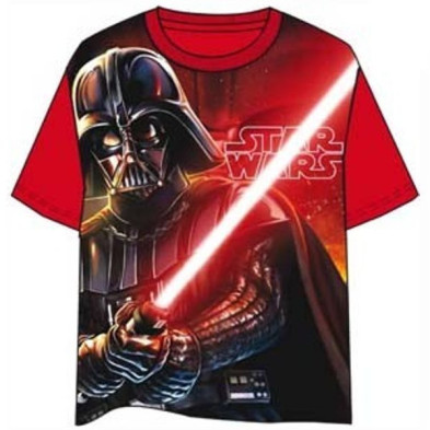 Imagen CAMISETA NIÑO STAR WARS DARTH VADER ROJA Imagen CAMISETA NIÑO STAR WARS DARTH VADER ROJA